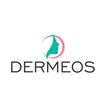 dermeos.com logo, a brandable .com business name for sale