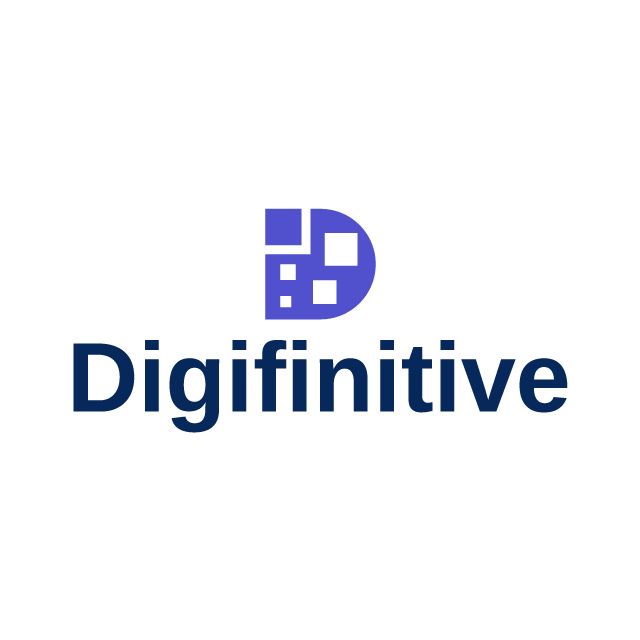 digifinitive.com logo, a brandable .com business name for sale