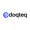 Doqteq.com logo, a brandable .com business name for sale