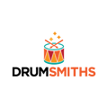 DrumSmiths.com logo, a brandable .com business name for sale