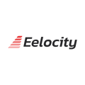 eelocity.com logo, a brandable .com business name for sale