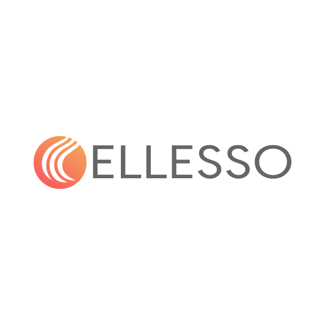 Ellesso.com logo, a brandable .com business name for sale