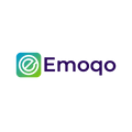 Emoqo.com logo, a brandable .com business name for sale