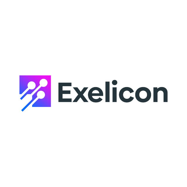 exelicon.com logo, a brandable .com business name for sale