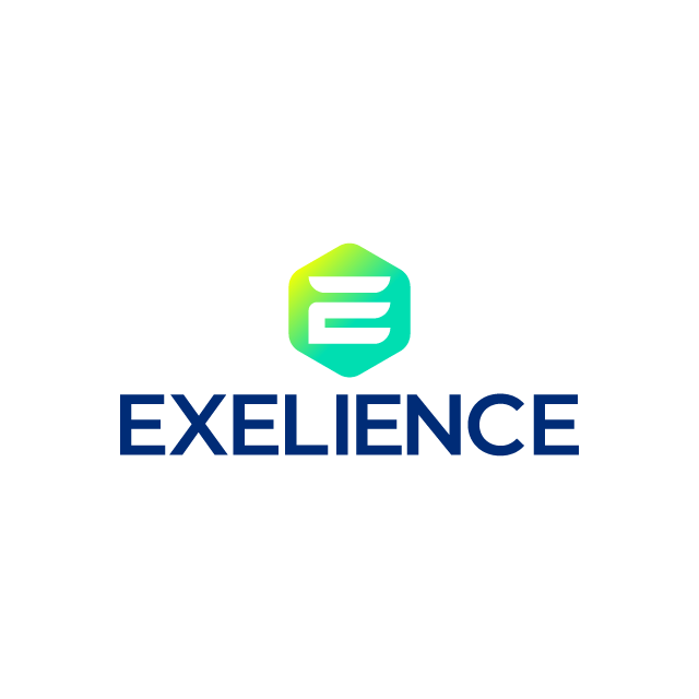 Exelience.com logo, a brandable .com business name for sale