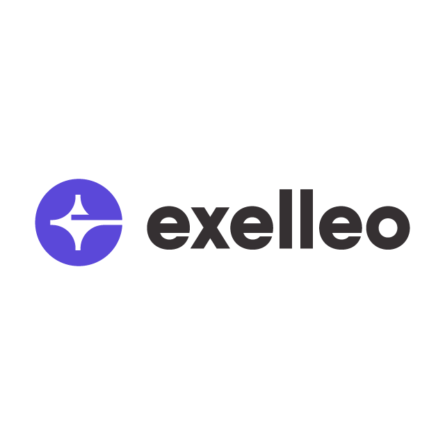 exelleo.com logo, a brandable .com business name for sale