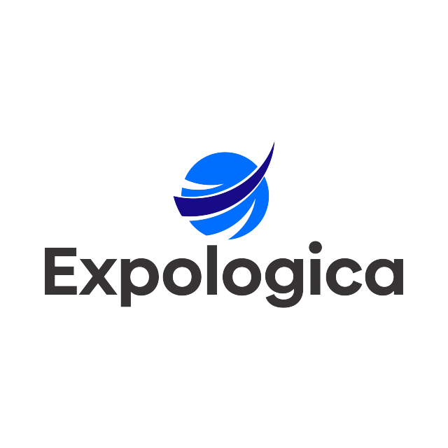 expoLogica.com logo, a brandable .com business name for sale