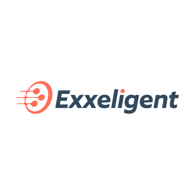 exxeligent.com logo, a brandable .com business name for sale