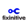 Fixinitive.com logo, a brandable .com business name for sale