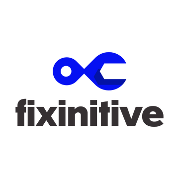 Fixinitive.com logo, a brandable .com business name for sale