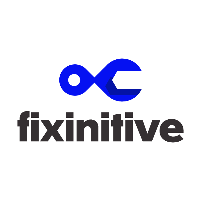Fixinitive.com logo, a brandable .com business name for sale