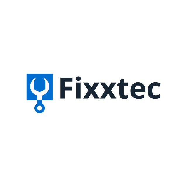 Fixxtec.com logo, a brandable .com business name for sale
