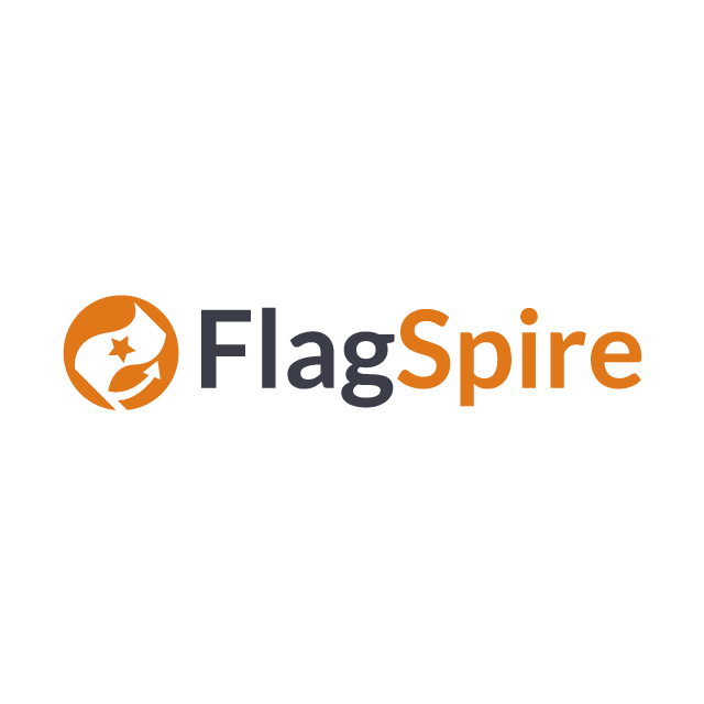 FlagSpire.com logo, a brandable .com business name for sale