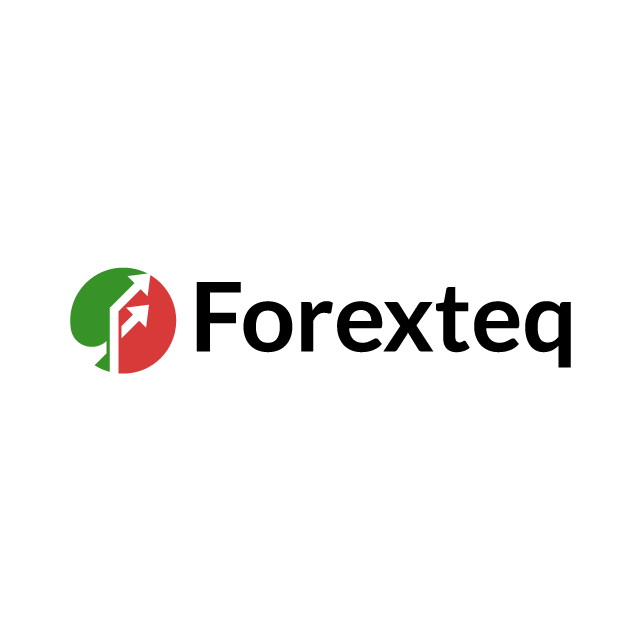 ForexTeq.com logo, a brandable .com business name for sale