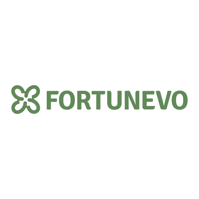 Fortunevo.com logo, a brandable .com business name for sale