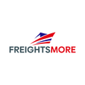FreightsMore.com logo, a brandable .com business name for sale