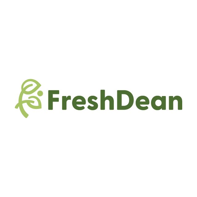 FreshDean.com logo, a brandable .com business name for sale