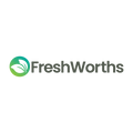 FreshWorths.com logo, a brandable .com business name for sale