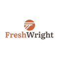 FreshWright.com logo, a brandable .com business name for sale