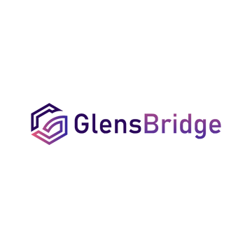 GlensBridge.com logo, a brandable .com business name for sale