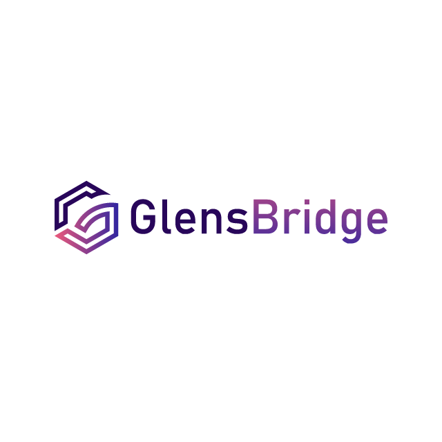 GlensBridge.com logo, a brandable .com business name for sale