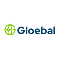 gloebal.com logo, a brandable .com business name for sale