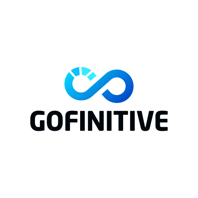 gofinitive.com logo, a brandable .com business name for sale