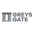 GreysGate.com logo, a brandable .com business name for sale