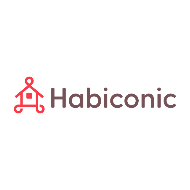 habiconic.com logo, a brandable .com business name for sale