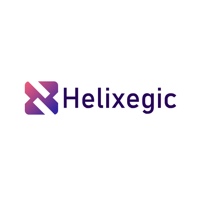 HelixEgic.com logo, a brandable .com business name for sale