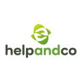 HelpAndCo.com logo, a brandable .com business name for sale