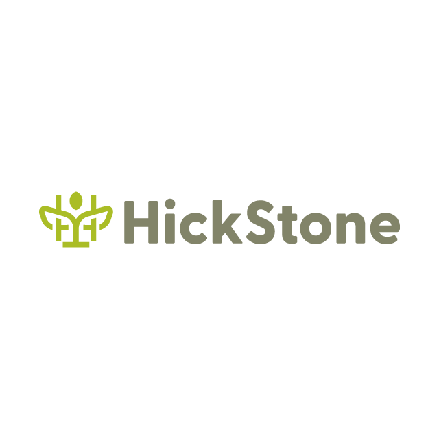 Hickstone.com logo, a brandable .com business name for sale