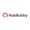 Hubbubby.com logo, a brandable .com business name for sale