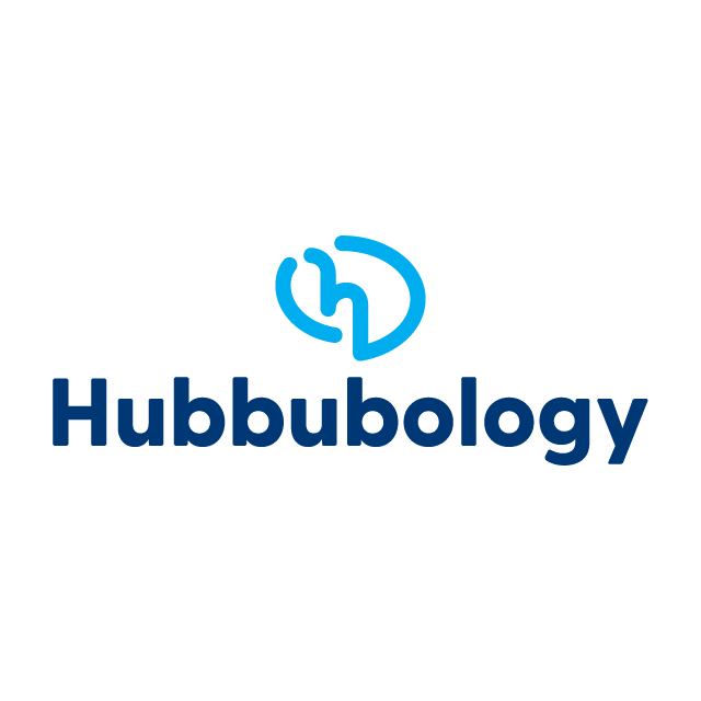 Hubbubology.com logo, a brandable .com business name for sale