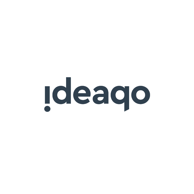 ideaqo.com logo, a brandable .com business name for sale