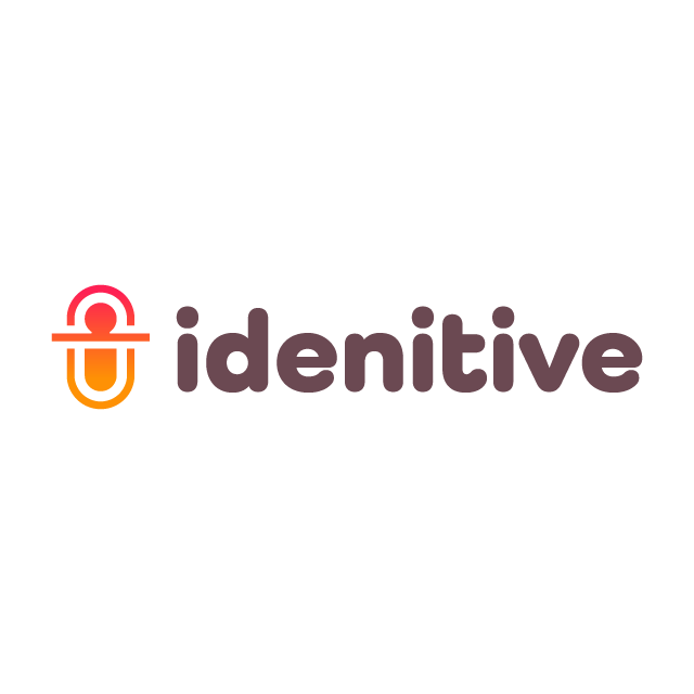 idenitive.com logo, a brandable .com business name for sale