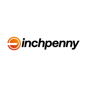 inchpenny.com logo, a brandable .com business name for sale
