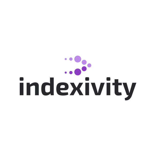 indexivity.com logo, a brandable .com business name for sale