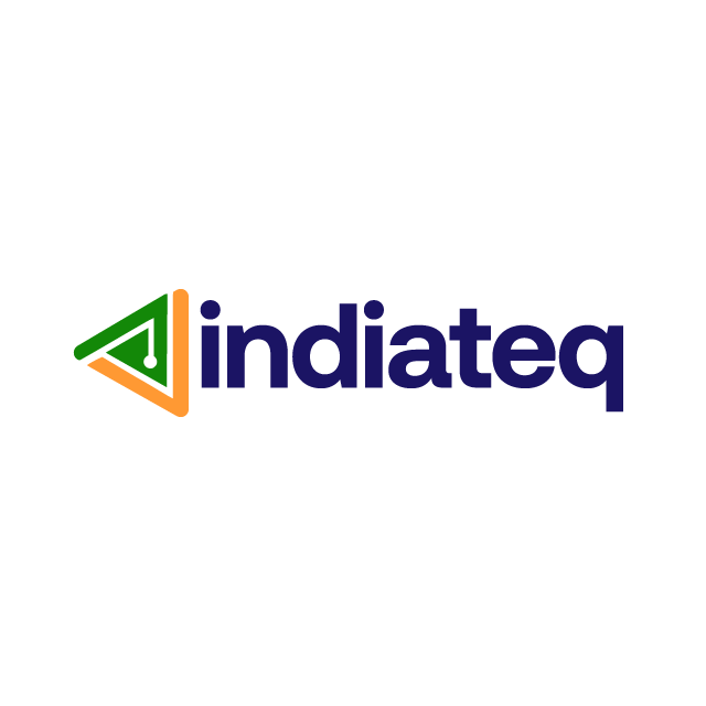 indiateq.com logo, a brandable .com business name for sale