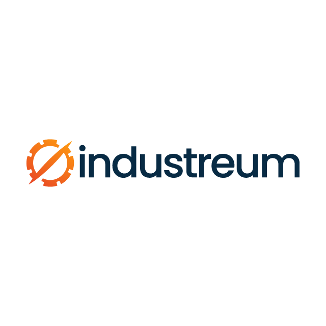 industreum.com logo, a brandable .com business name for sale
