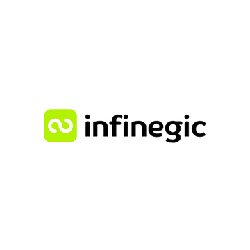 infinegic.com logo, a brandable .com business name for sale