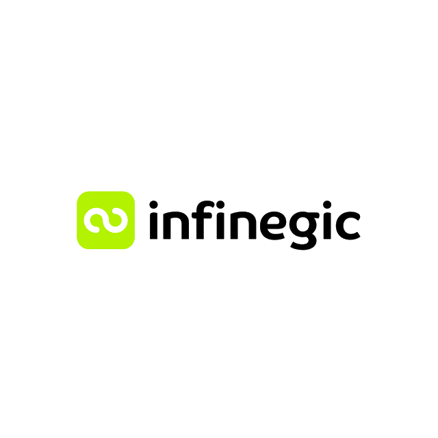 infinegic.com logo, a brandable .com business name for sale