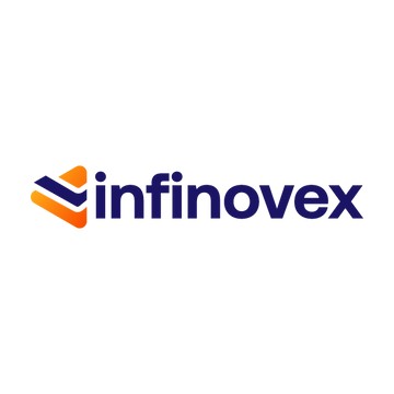infinovex.com logo, a brandable .com business name for sale