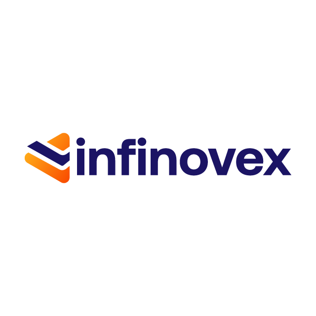 infinovex.com logo, a brandable .com business name for sale