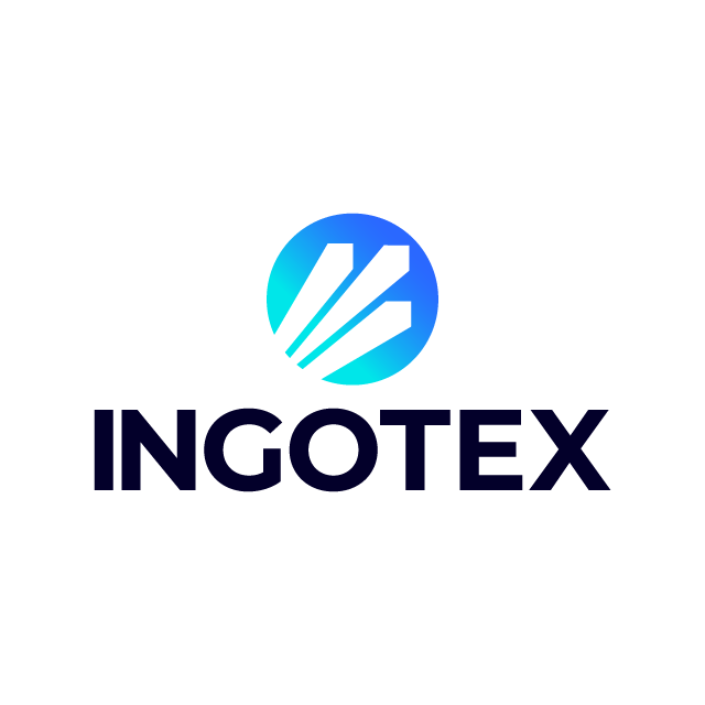 ingotex.com logo, a brandable .com business name for sale
