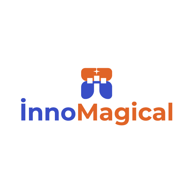 InnoMagical.com logo, a brandable .com business name for sale