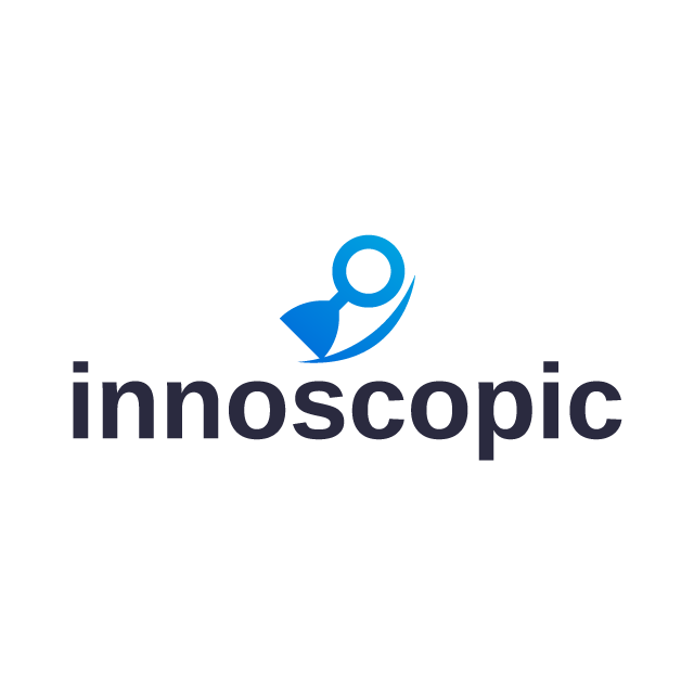 innoscopic.com logo, a brandable .com business name for sale