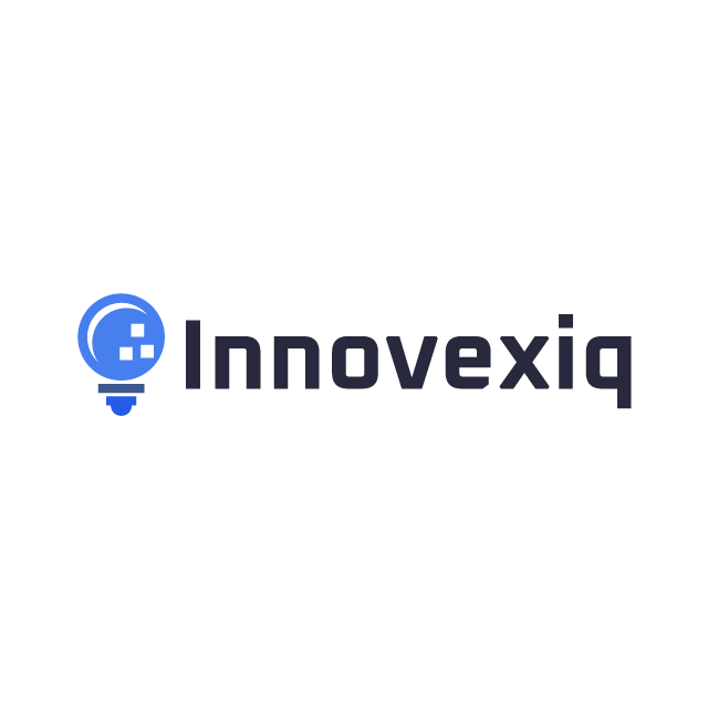 innovexiq.com logo, a brandable .com business name for sale
