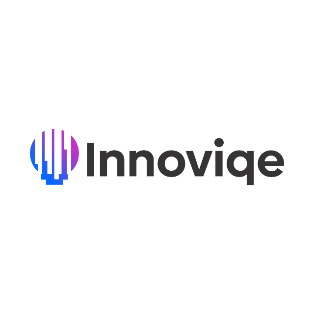 innoviqe.com logo, a brandable .com business name for sale