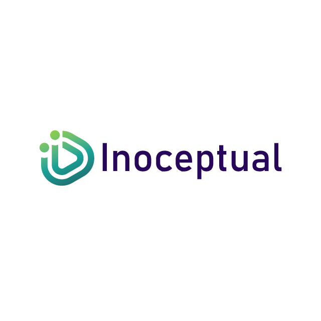 inoceptual.com logo, a brandable .com business name for sale